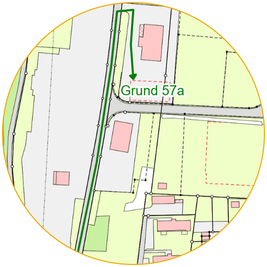 Lageplan Gewerbehalle Amsteg